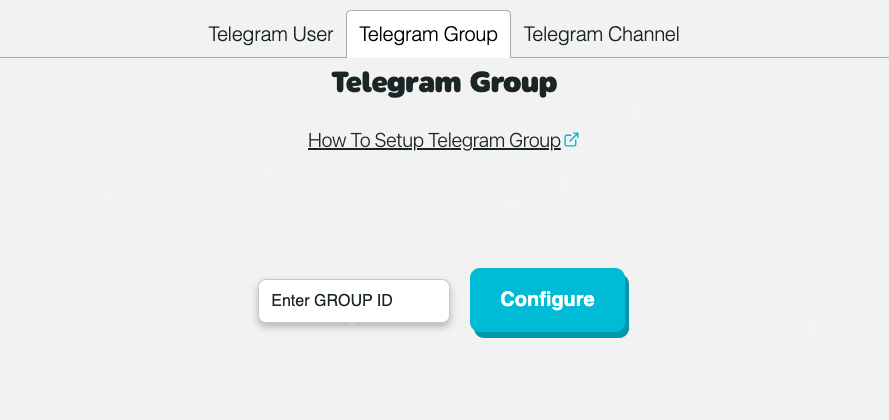 telegram user notifications